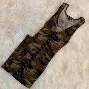 MIDI bodycon camo fashion nova dress